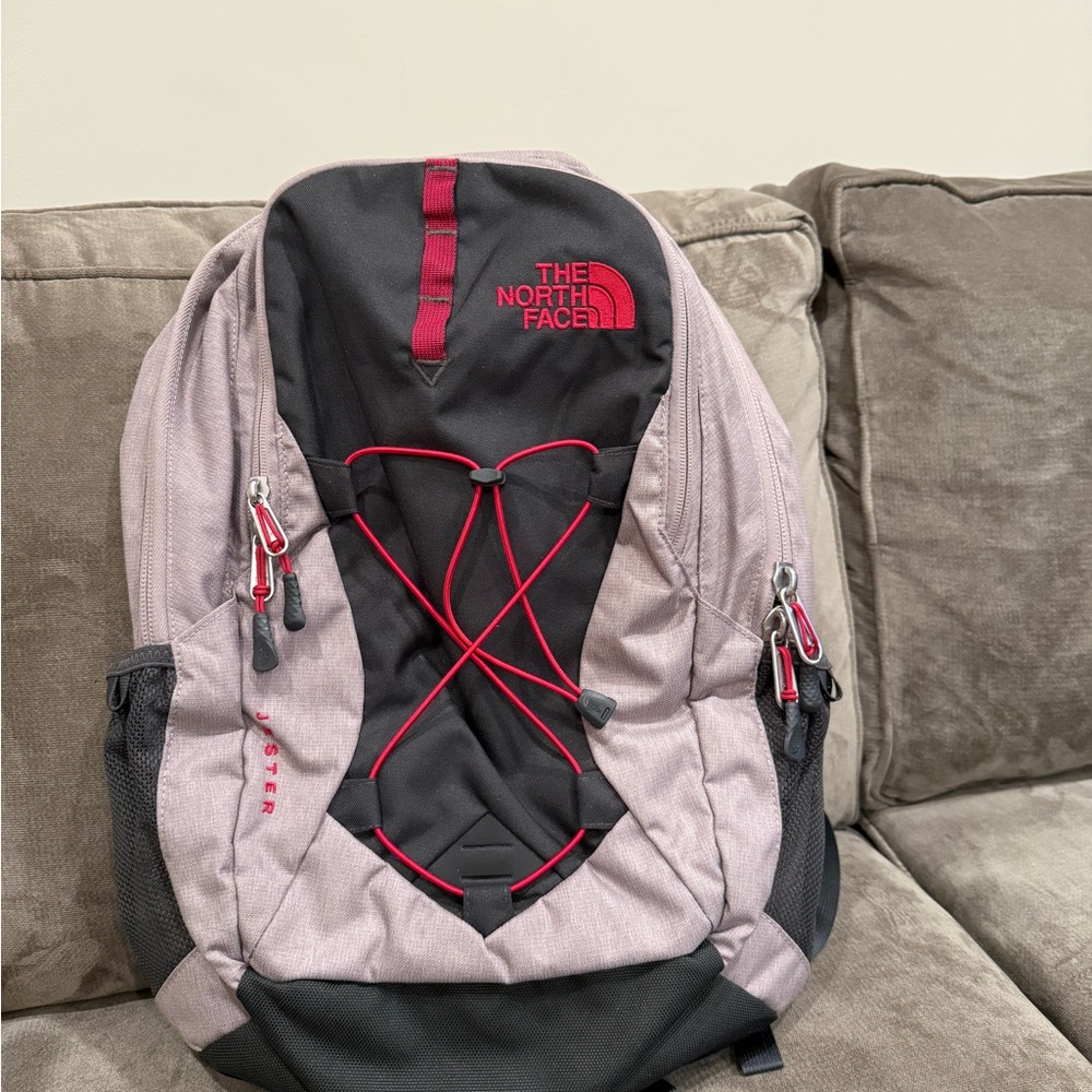 The North Face Backpack - Black and Pink